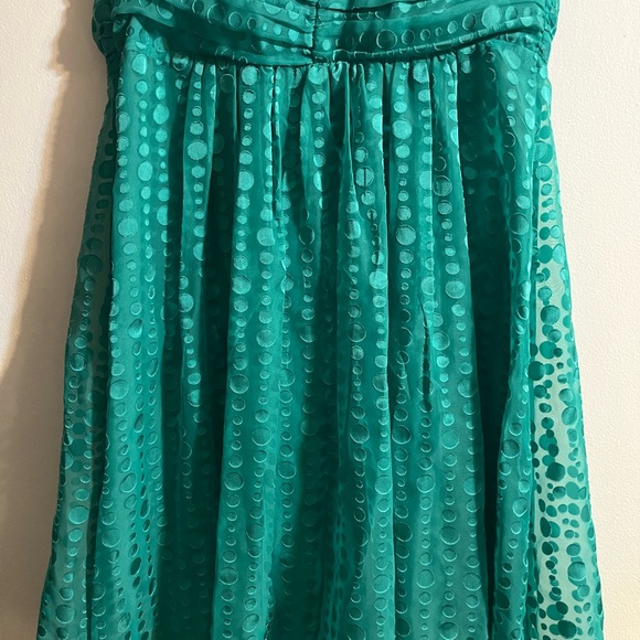 Green Strapless Dress Size 8 Express - Picture 4 of 6